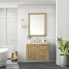 James Martin Vanities Laurent 36in Single Vanity, Light Natural Oak w/ 3 CM Eternal Marfil Top 545-V36-LNO-3EMR